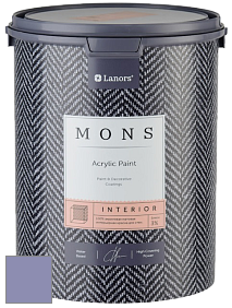 MONS INTERIOR PAINT – 100% акриловая глубоко матовая краска, 3% блеска цвет NCS S 3030-R60B 