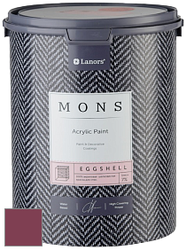 MONS EGGSHELL PAINT – 100% акриловая шелковисто-матовая краска, 7 % блеска цвет NCS S 4050-R20B 