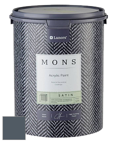 MONS SATIN PAINT – 100% акриловая полуматовая краска, 12% блеска цвет NCS S 7010-R90B 