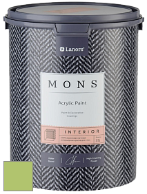 MONS INTERIOR PAINT – 100% акриловая глубоко матовая краска, 3% блеска цвет NCS S 1050-G40Y 