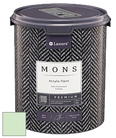 MONS PREMIUM PAINT – 100% акриловая интерьерная краска с шелковистым матовым блеском цвет NCS S 0520-G20Y 