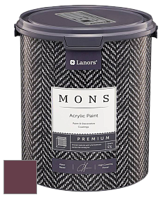 MONS PREMIUM PAINT – 100% акриловая интерьерная краска с шелковистым матовым блеском цвет NCS S 6030-R20B 