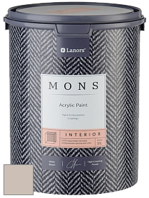 MONS INTERIOR PAINT – 100% акриловая глубоко матовая краска, 3% блеска цвет MONS 119 Льняной
