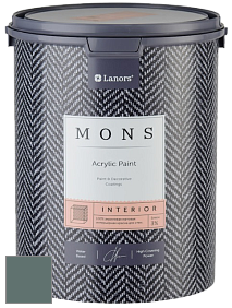 MONS INTERIOR PAINT – 100% акриловая глубоко матовая краска, 3% блеска цвет NCS S 6010-B70G 