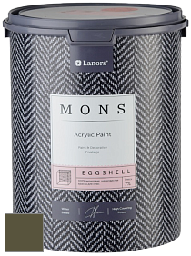 MONS EGGSHELL PAINT – 100% акриловая шелковисто-матовая краска, 7 % блеска цвет NCS S 7020-G70Y 