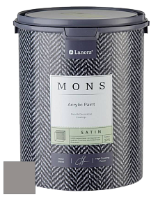 MONS SATIN PAINT – 100% акриловая полуматовая краска, 12% блеска цвет NCS S 4502-Y80R 