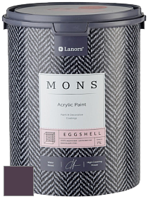 MONS EGGSHELL PAINT – 100% акриловая шелковисто-матовая краска, 7 % блеска цвет NCS S 7020-R40B 