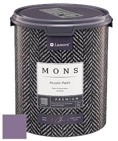 MONS PREMIUM PAINT – 100% акриловая интерьерная краска с шелковистым матовым блеском цвет NCS S 4030-R50B 
