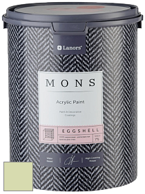 MONS EGGSHELL PAINT – 100% акриловая шелковисто-матовая краска, 7 % блеска цвет NCS S 1020-G50Y 