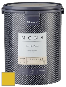 MONS CEILING PAINT – Aбсолютно матовая потолочная краска, 2% блеска цвет NCS S 1070-G90Y 
