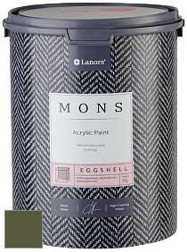 MONS EGGSHELL PAINT – 100% акриловая шелковисто-матовая краска, 7 % блеска цвет NCS S 6530-G50Y 