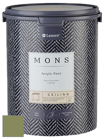 MONS CEILING PAINT – Aбсолютно матовая потолочная краска, 2% блеска цвет NCS S 4030-G50Y 