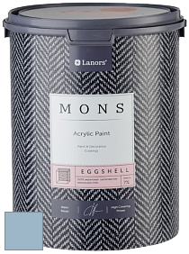 MONS EGGSHELL PAINT – 100% акриловая шелковисто-матовая краска, 7 % блеска цвет NCS S 2020-R90B 