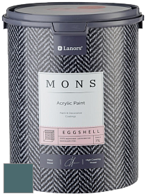 MONS EGGSHELL PAINT – 100% акриловая шелковисто-матовая краска, 7 % блеска цвет NCS S 6020-B30G 