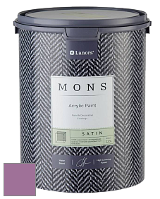 MONS SATIN PAINT – 100% акриловая полуматовая краска, 12% блеска цвет NCS S 3040-R40B 