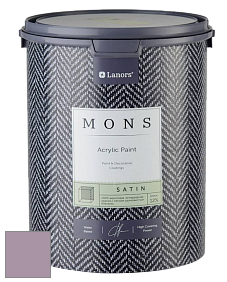 MONS SATIN PAINT – 100% акриловая полуматовая краска, 12% блеска цвет NCS S 3020-R40B 