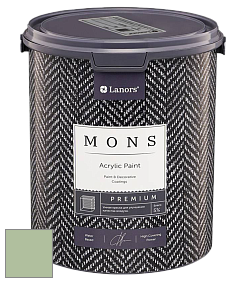MONS PREMIUM PAINT – 100% акриловая интерьерная краска с шелковистым матовым блеском цвет NCS S 2020-G30Y 