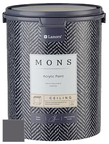 MONS CEILING PAINT – Aбсолютно матовая потолочная краска, 2% блеска цвет NCS S 7005-R50B 
