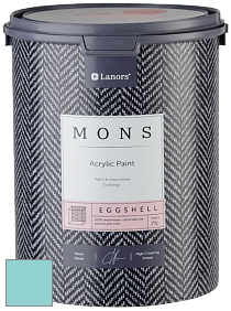 MONS EGGSHELL PAINT – 100% акриловая шелковисто-матовая краска, 7 % блеска цвет NCS S 1030-B40G 