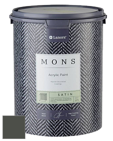 MONS SATIN PAINT – 100% акриловая полуматовая краска, 12% блеска цвет NCS S 8005-G50Y 