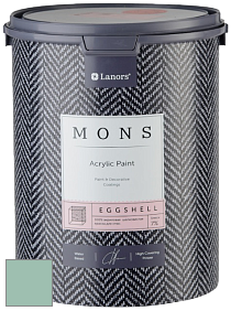 MONS EGGSHELL PAINT – 100% акриловая шелковисто-матовая краска, 7 % блеска цвет NCS S 2020-B90G 
