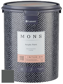 MONS INTERIOR PAINT – 100% акриловая глубоко матовая краска, 3% блеска цвет NCS S 7502-G 