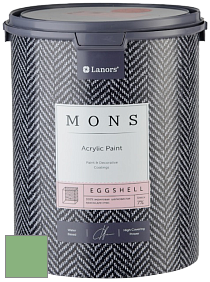 MONS EGGSHELL PAINT – 100% акриловая шелковисто-матовая краска, 7 % блеска цвет NCS S 2040-G20Y 