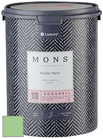 MONS EGGSHELL PAINT – 100% акриловая шелковисто-матовая краска, 7 % блеска цвет NCS S 1040-G20Y 