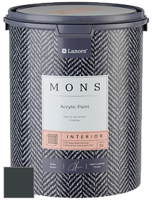 MONS INTERIOR PAINT – 100% акриловая глубоко матовая краска, 3% блеска цвет NCS S 8505-B 