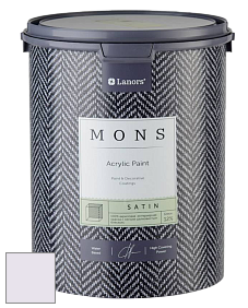 MONS SATIN PAINT – 100% акриловая полуматовая краска, 12% блеска цвет NCS S 0510-R50B 