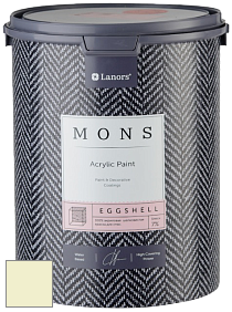 MONS EGGSHELL PAINT – 100% акриловая шелковисто-матовая краска, 7 % блеска цвет NCS S 0510-G70Y 