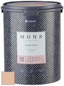 MONS EGGSHELL PAINT – 100% акриловая шелковисто-матовая краска, 7 % блеска цвет NCS S 1515-Y50R 