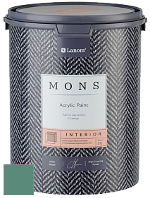 MONS INTERIOR PAINT – 100% акриловая глубоко матовая краска, 3% блеска цвет NCS S 4030-B90G 