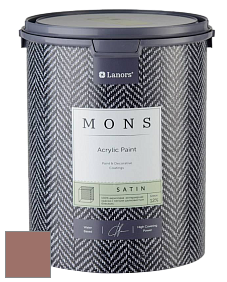 MONS SATIN PAINT – 100% акриловая полуматовая краска, 12% блеска цвет MONS 15 Амфора