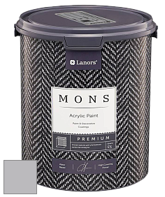 MONS PREMIUM PAINT – 100% акриловая интерьерная краска с шелковистым матовым блеском цвет NCS S 2502-R50B 