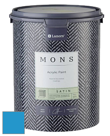 MONS SATIN PAINT – 100% акриловая полуматовая краска, 12% блеска цвет NCS S 1560-R90B 