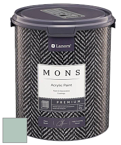 MONS PREMIUM PAINT – 100% акриловая интерьерная краска с шелковистым матовым блеском цвет NCS S 2010-B90G 