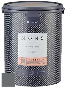 MONS INTERIOR PAINT – 100% акриловая глубоко матовая краска, 3% блеска цвет NCS S 6502-B 