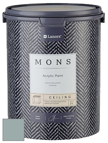MONS CEILING PAINT – Aбсолютно матовая потолочная краска, 2% блеска цвет NCS S 3010-B50G 
