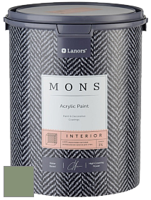MONS INTERIOR PAINT – 100% акриловая глубоко матовая краска, 3% блеска цвет NCS S 4020-G30Y 