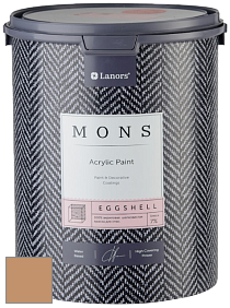 MONS EGGSHELL PAINT – 100% акриловая шелковисто-матовая краска, 7 % блеска цвет NCS S 3030-Y30R 