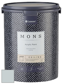MONS CEILING PAINT – Aбсолютно матовая потолочная краска, 2% блеска цвет NCS S 1505-B20G 