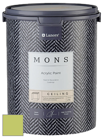 MONS CEILING PAINT – Aбсолютно матовая потолочная краска, 2% блеска цвет NCS S 1050-G50Y 