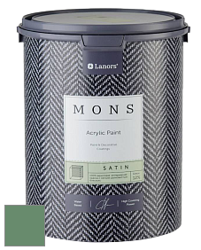 MONS SATIN PAINT – 100% акриловая полуматовая краска, 12% блеска цвет NCS S 4030-G10Y 