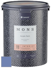 MONS INTERIOR PAINT – 100% акриловая глубоко матовая краска, 3% блеска цвет NCS S 3040-R70B 