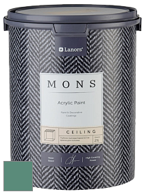 MONS CEILING PAINT – Aбсолютно матовая потолочная краска, 2% блеска цвет NCS S 4030-B90G 