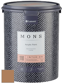 MONS INTERIOR PAINT – 100% акриловая глубоко матовая краска, 3% блеска цвет NCS S 4030-Y30R 