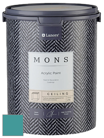 MONS CEILING PAINT – Aбсолютно матовая потолочная краска, 2% блеска цвет NCS S 3040-B40G 