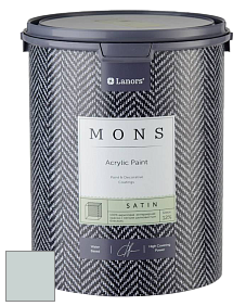 MONS SATIN PAINT – 100% акриловая полуматовая краска, 12% блеска цвет NCS S 1505-B50G 