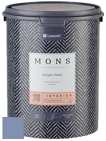 MONS INTERIOR PAINT – 100% акриловая глубоко матовая краска, 3% блеска цвет NCS S 3030-R70B 